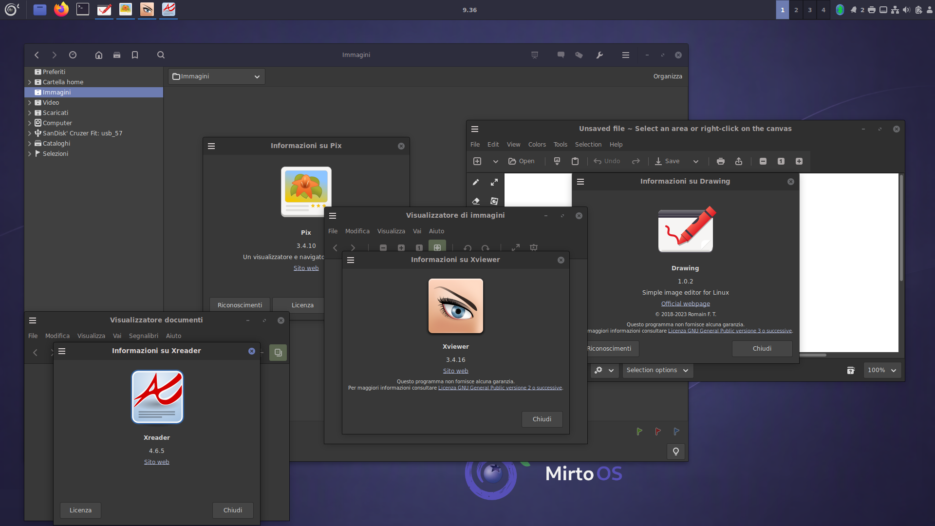 Le applicazioni GTK3 di Mirto OS